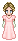 In her pink ball gown, at Netherfield