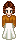 Lizzy in her orange jacket